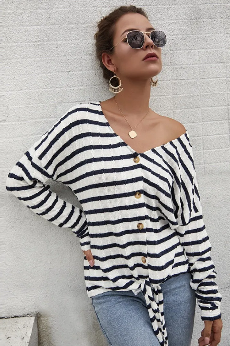 Striped T-shirt Sweater