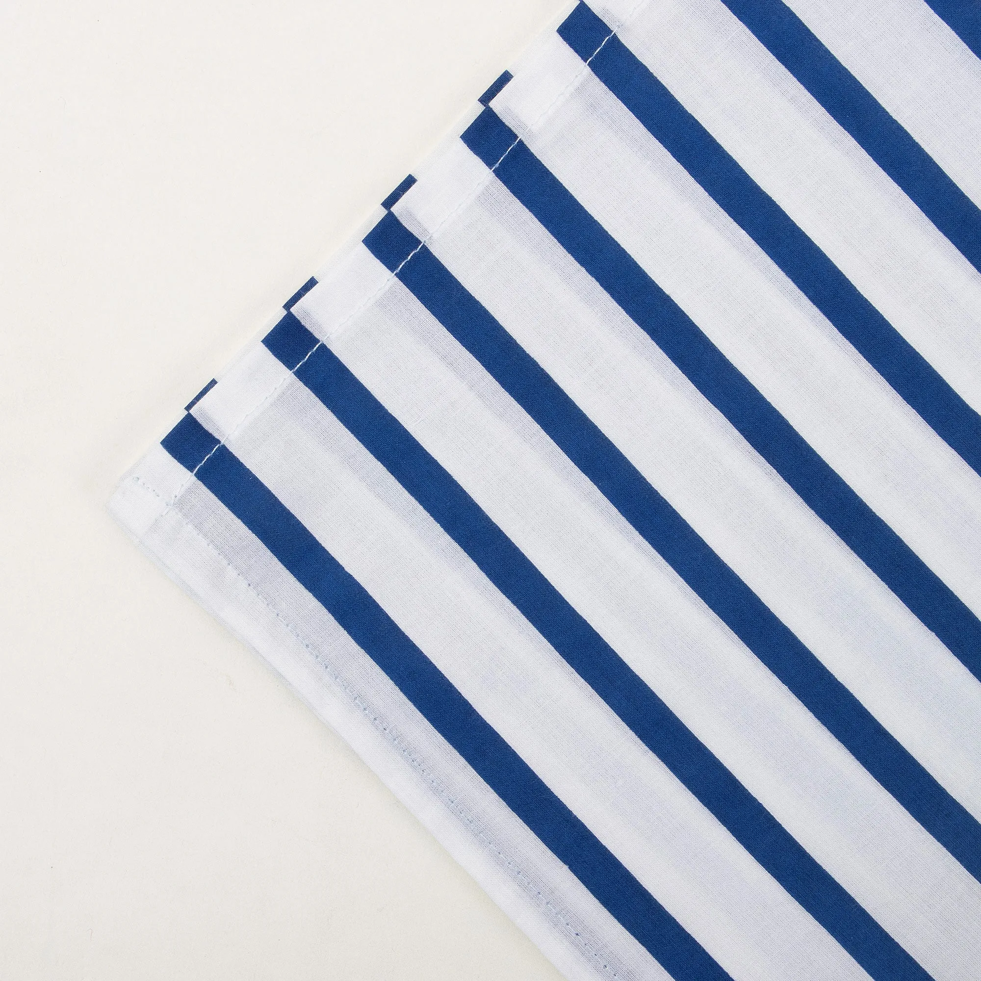 Stripes Hand Block Cotton Reusable Hankey Cloth