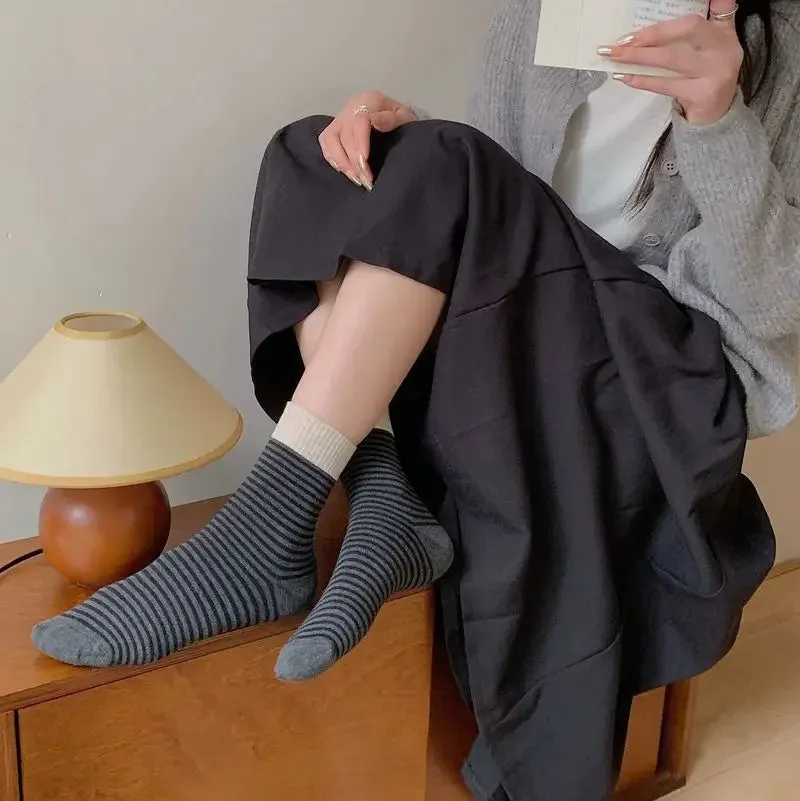 Stripped Cotton Socks