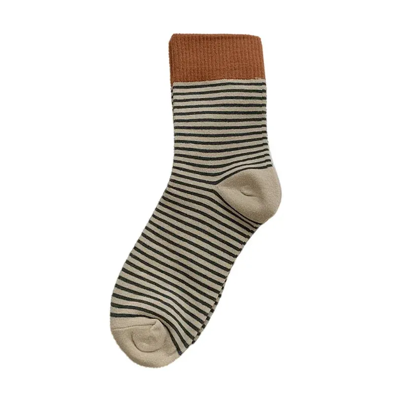 Stripped Cotton Socks