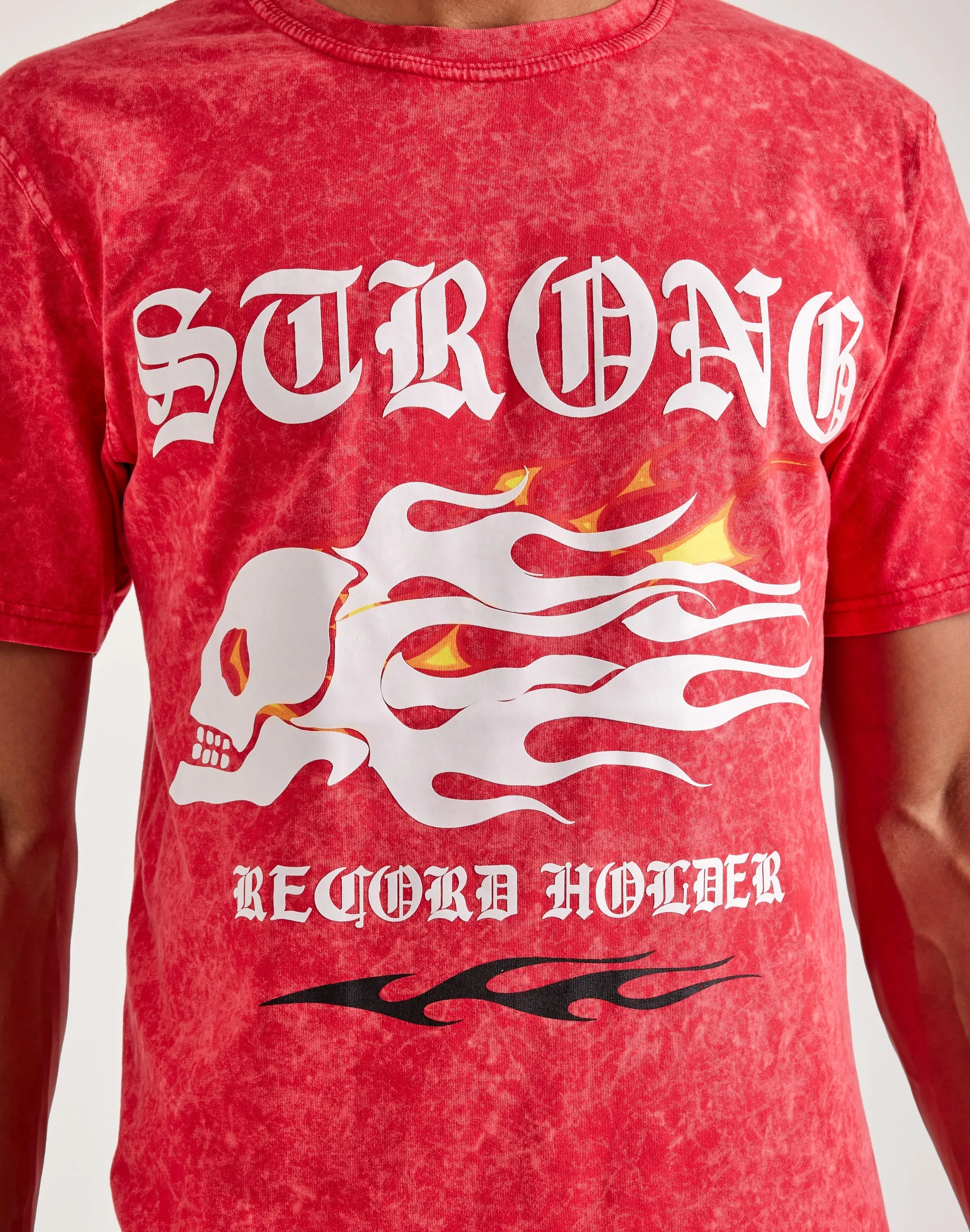 Strong Record Holder Tee (Acid Red) - UB2017ACDRED