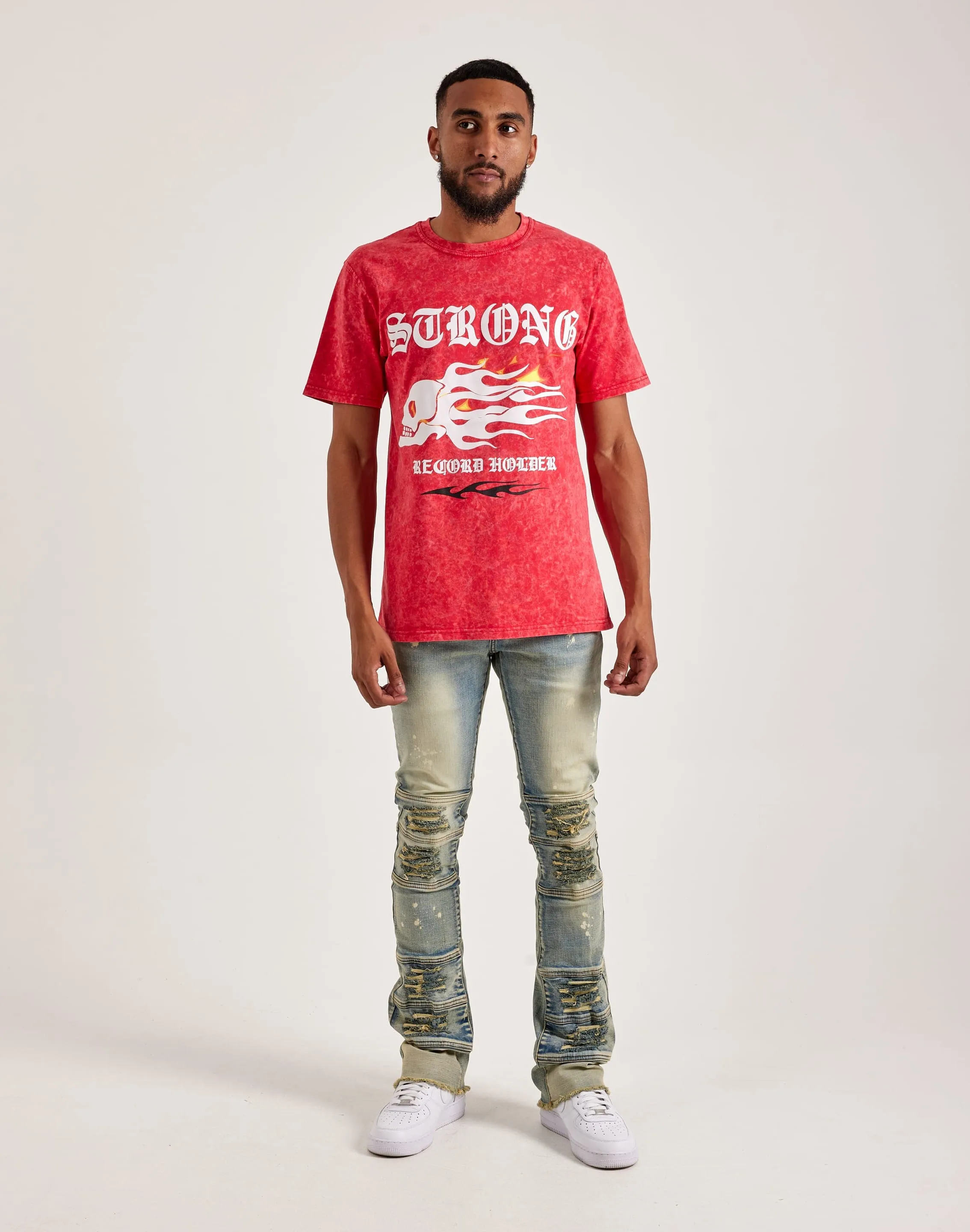 Strong Record Holder Tee (Acid Red) - UB2017ACDRED