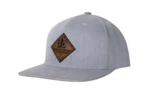 STS Ranchwear Unisex Laser Diamond Patch Heather Gray Cotton Blend Baseball Cap