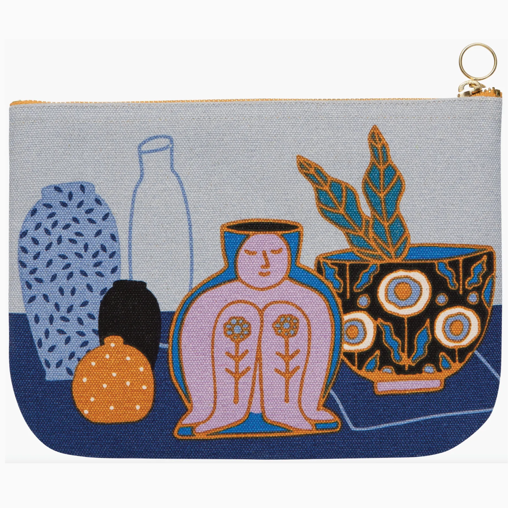 Studio Still Life Large Zip Pouch