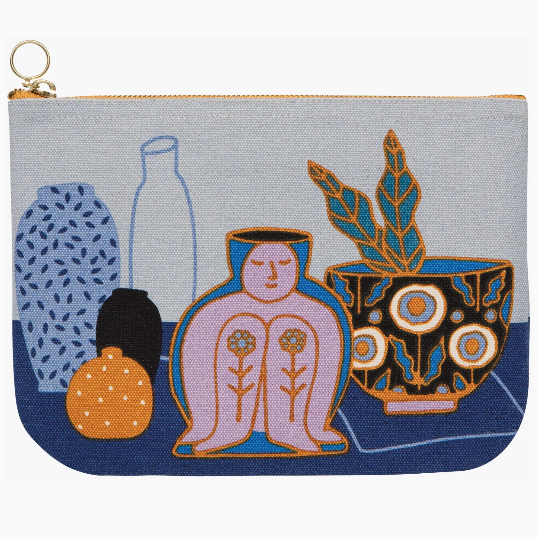 Studio Still Life Large Zip Pouch