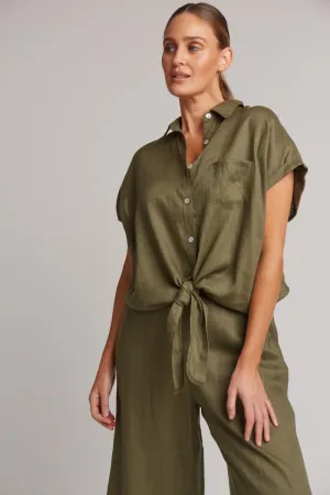 Studio Tie Shirt - Khaki