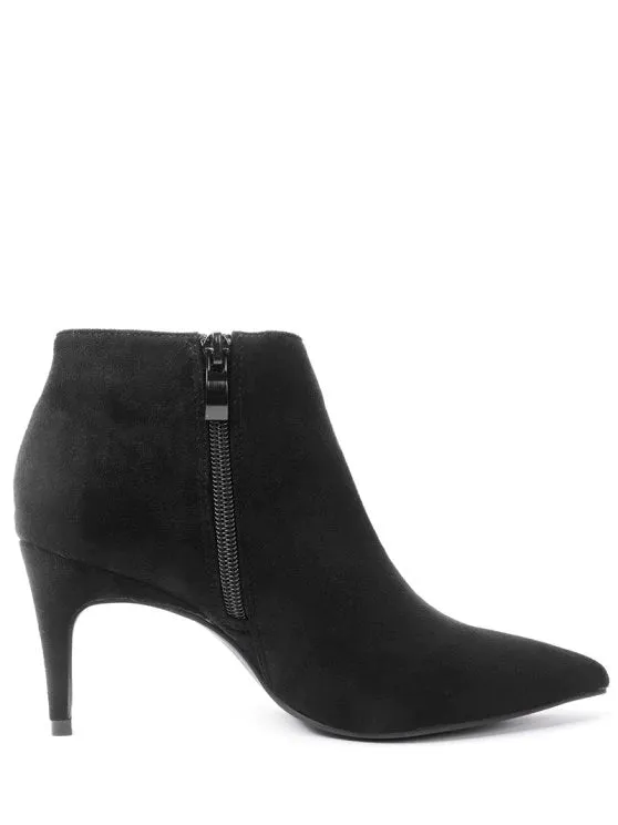 Stunning Stiletto Side Zip Ankle Boots