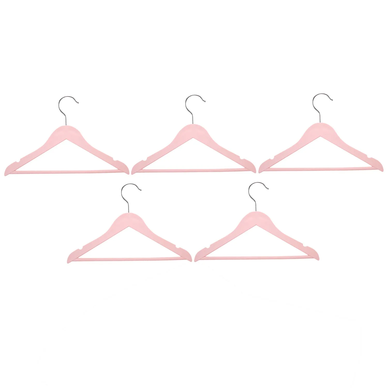 Sturdy Pink Baby Hanger Set of 5