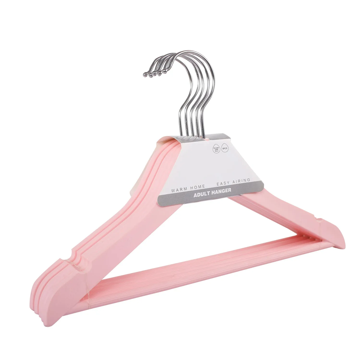 Sturdy Pink Baby Hanger Set of 5