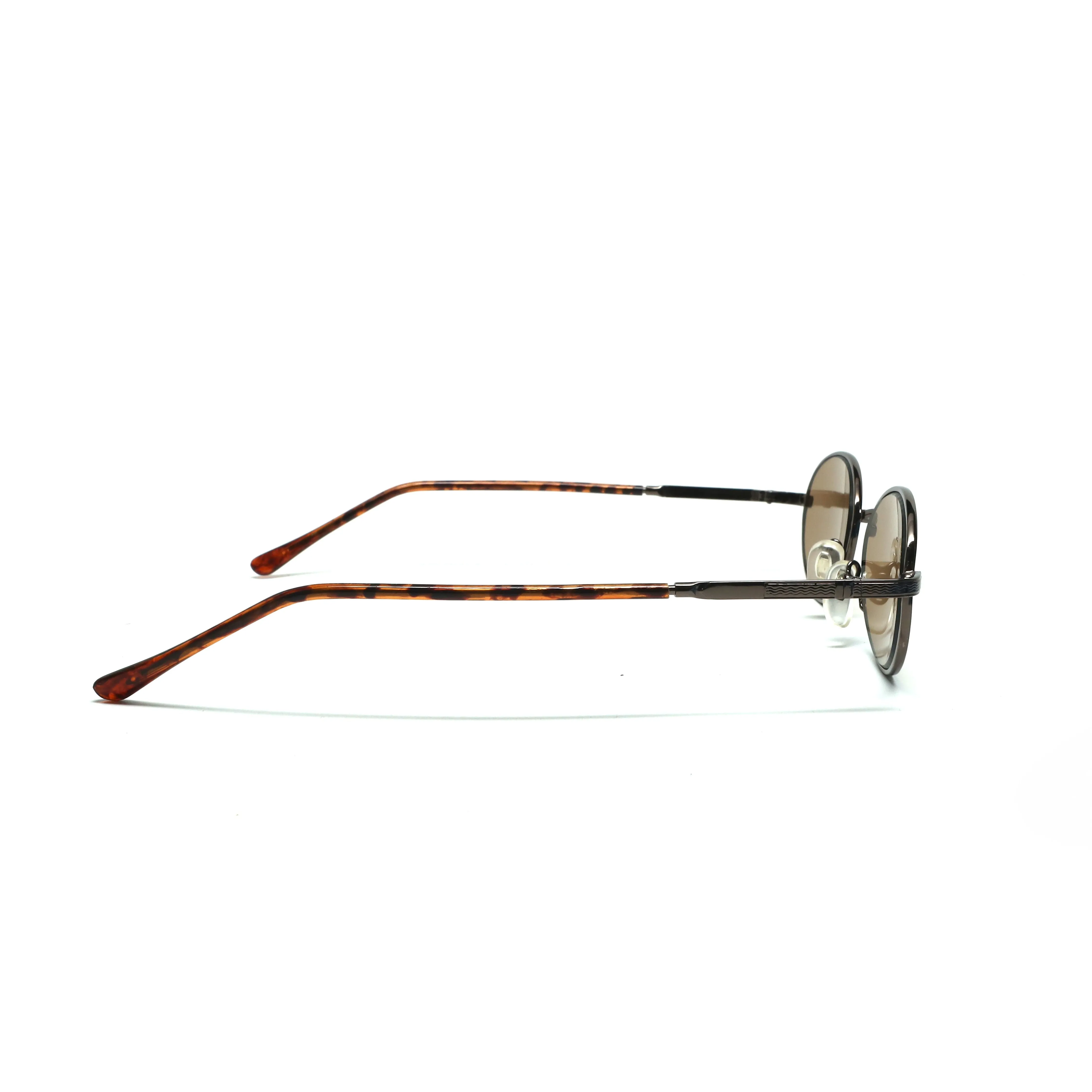 //Style 24// 90s Standard Wire Oval Sunglasses - Bronze