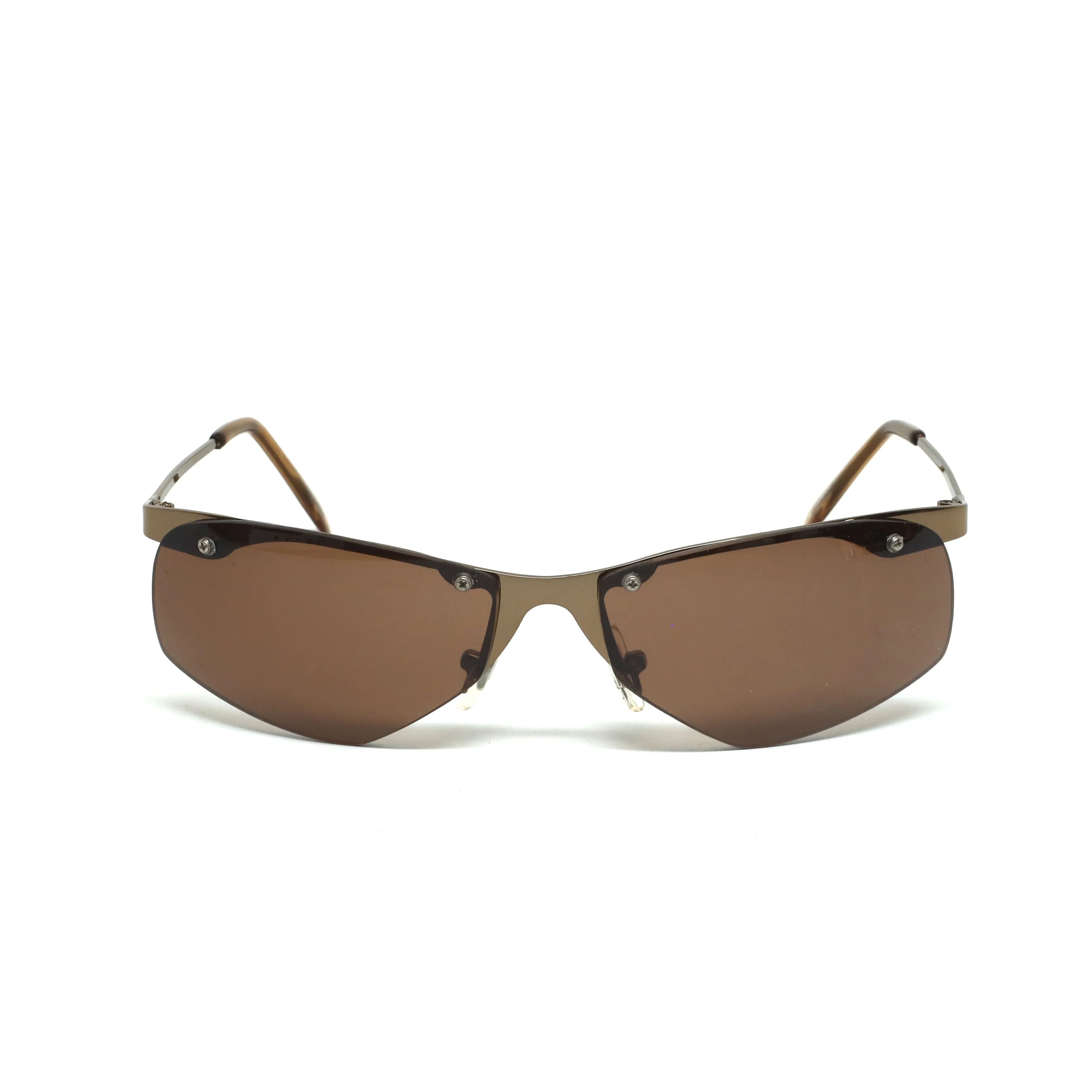 //Style 339// X-Static 2001 Thin Wraparound Sunglasses - Brown