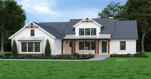 Stylish 3-Bedroom Home Plan with Versatile Living Spaces