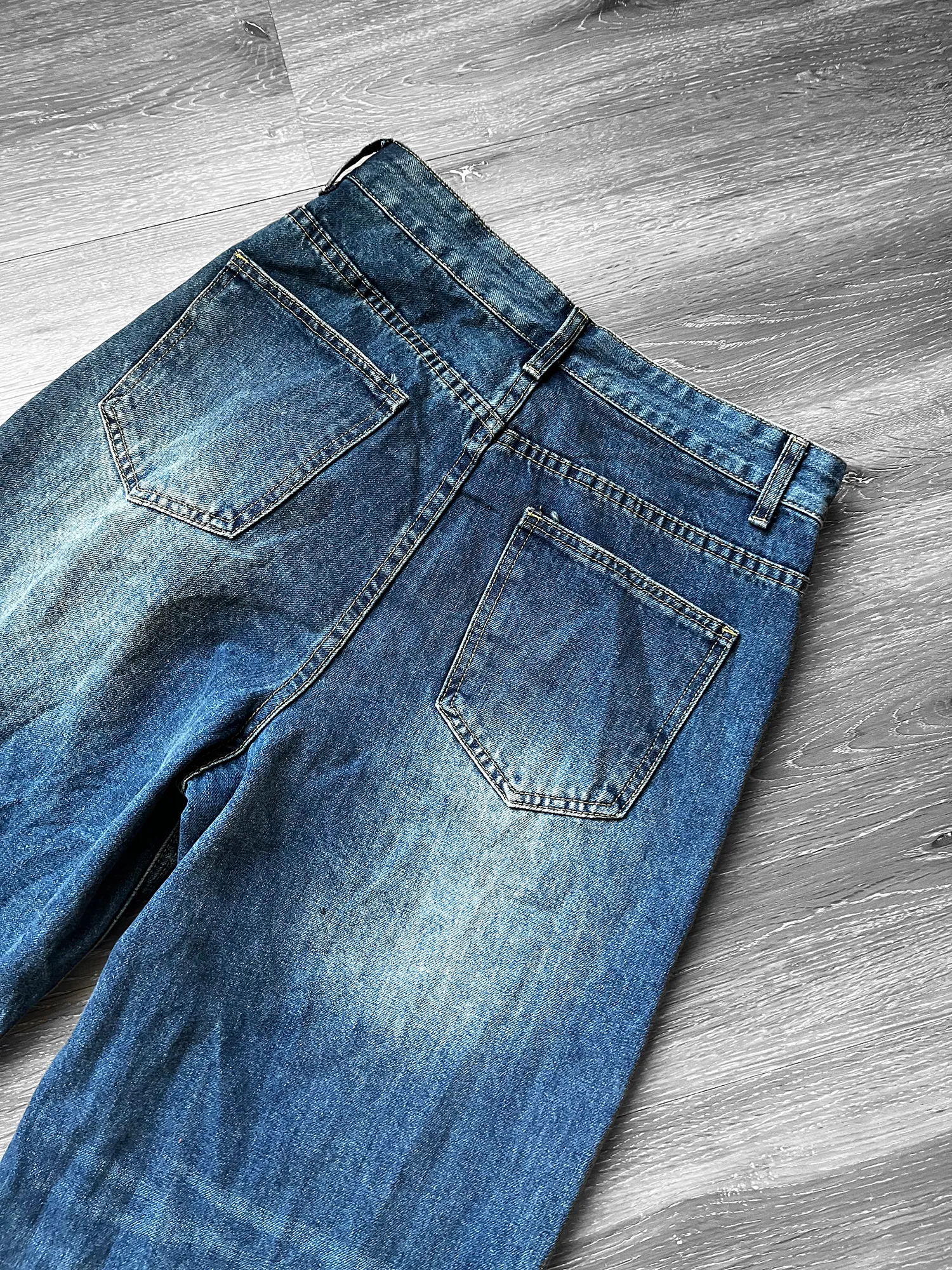 Stylish casual light blue jeans