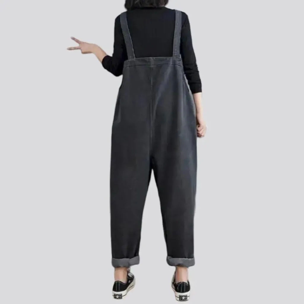 Stylish denim overall for women