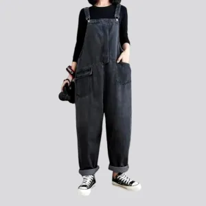 Stylish denim overall for women