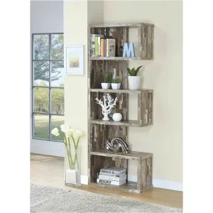 Stylish E-Shaped Coaster Bookcase