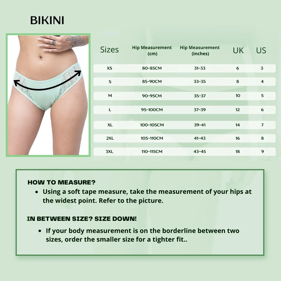 Stylish Everyday Organic Cotton Undies Bikini (Set of 2)