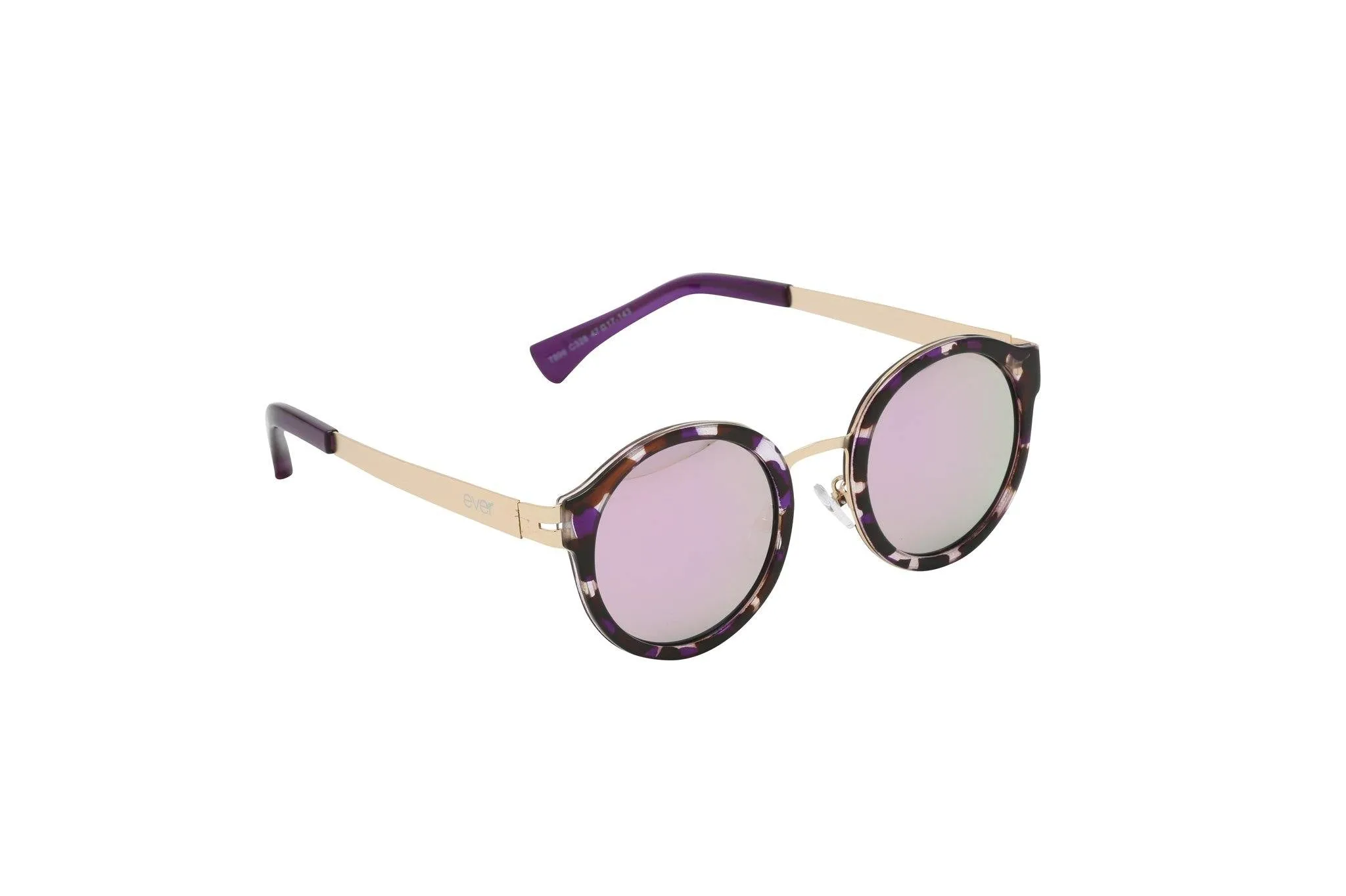 Stylish Flexible Round Metal Frame Bella Sunglasses