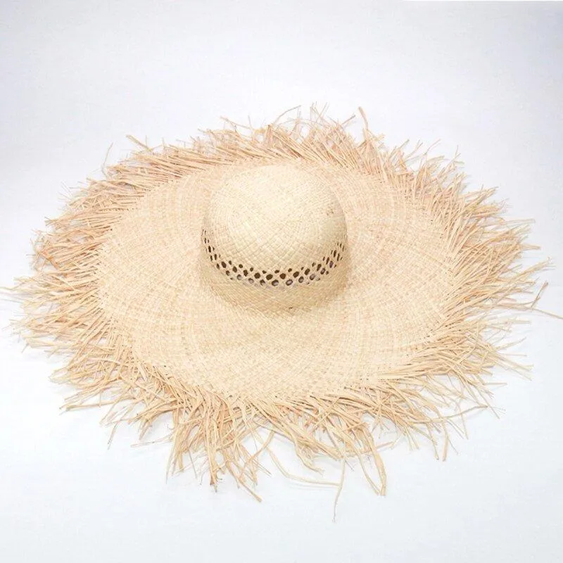 Stylish Handmade Raffia Straw Sun Hats