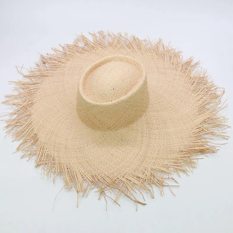 Stylish Handmade Raffia Straw Sun Hats