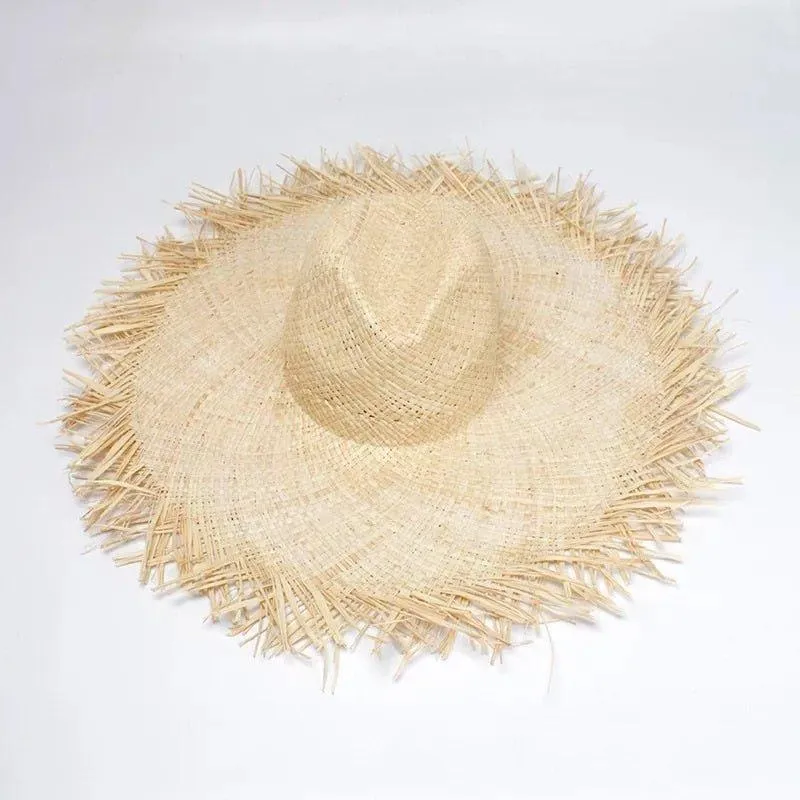 Stylish Handmade Raffia Straw Sun Hats