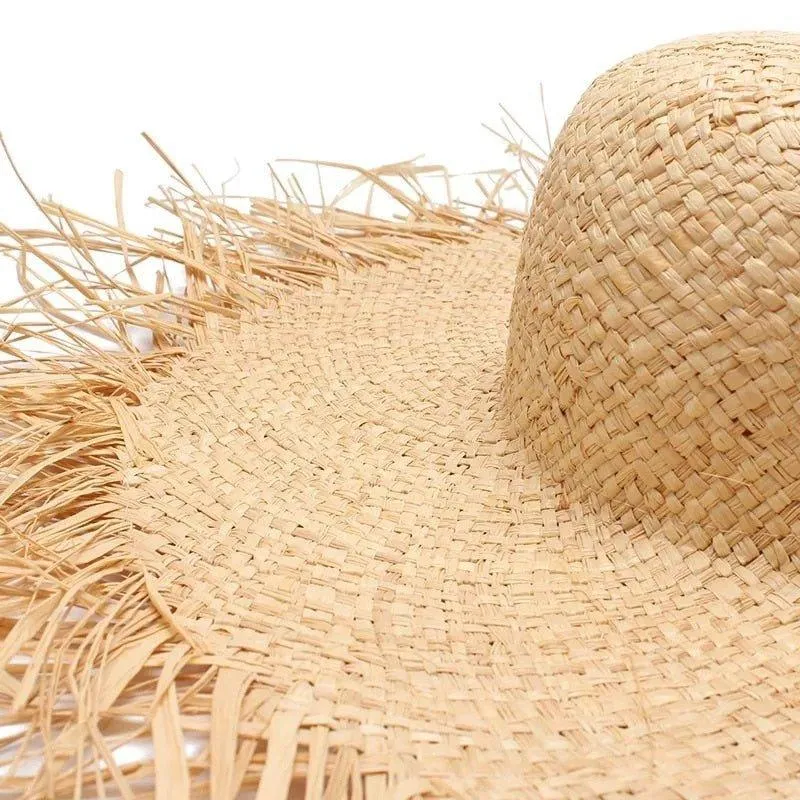 Stylish Handmade Raffia Straw Sun Hats