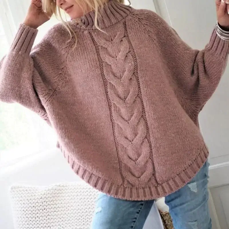 Stylish knitted sweater for cold days