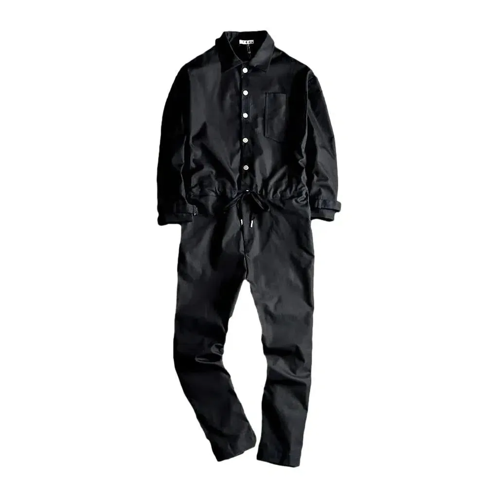 Stylish men's jeans jumpsuit