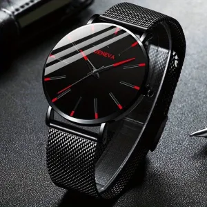 Stylish Mesh Strap Watch Perfect Gift for Active Men