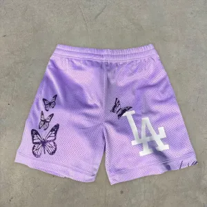 Stylish Preppy Butterfly Shorts