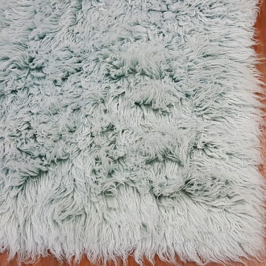 STYLISH SKY BLUE FLOKATI RUG | THICK 3.5" PILE | 3000GSM | ASSORTED SIZES