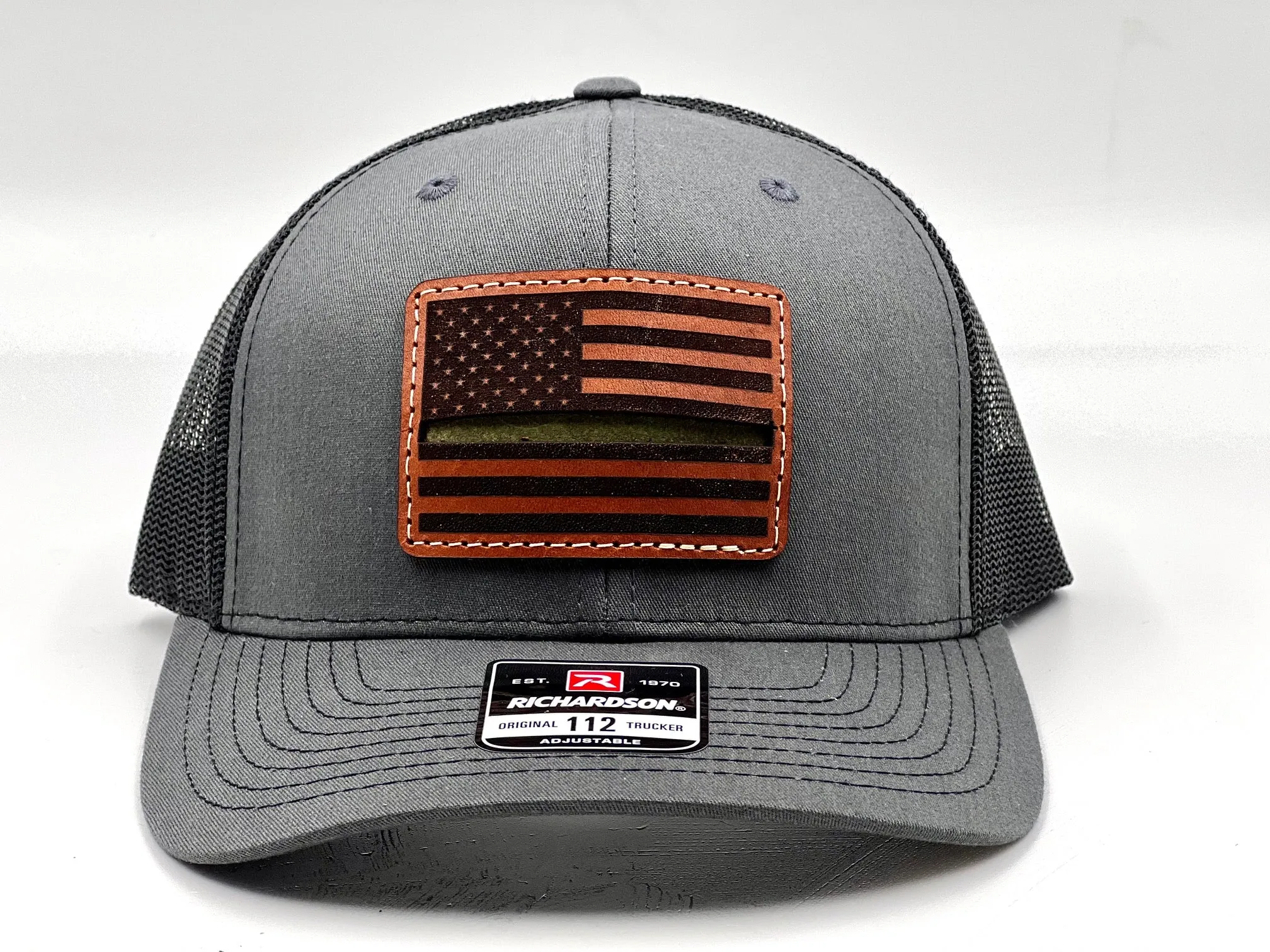 Stylish Thin Green Line Adjustable Hat for Supporters