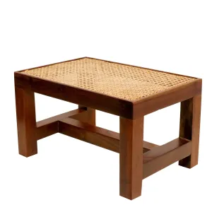 Stylish Wooden Cane Stool