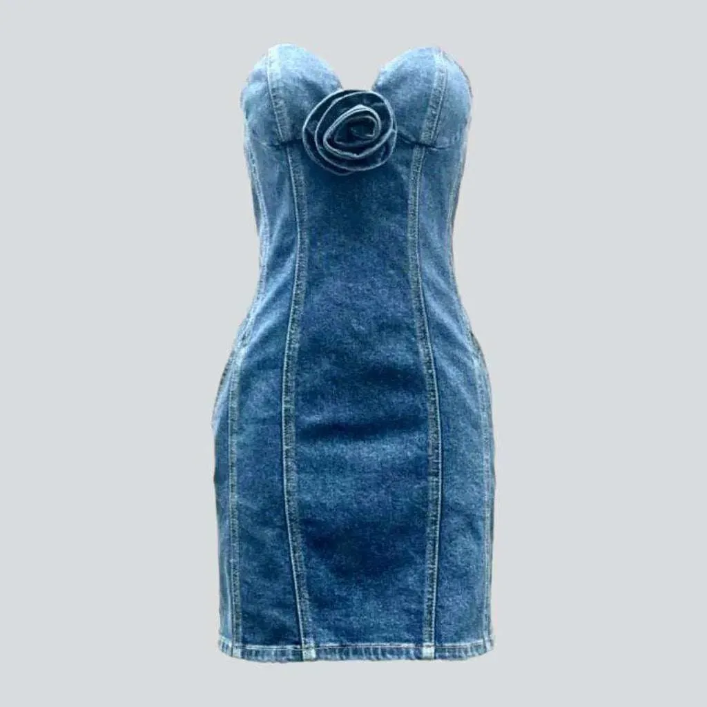 Stylish y2k jeans dress