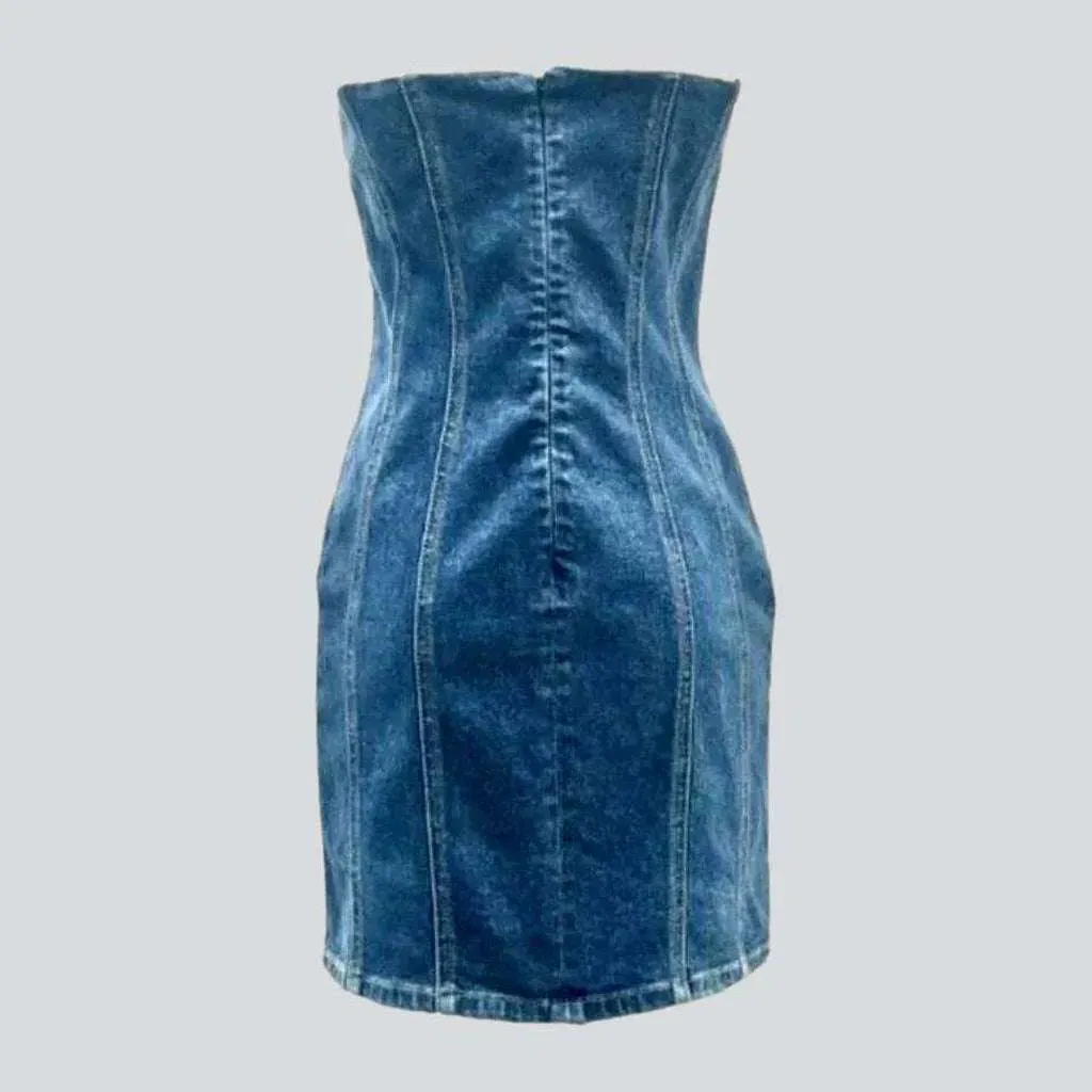 Stylish y2k jeans dress