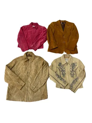 Suede Jacket Mixed - 15 Pcs