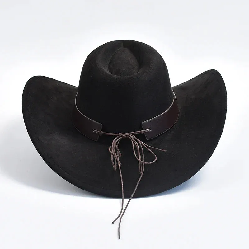 Suede Western Cowboy Hat