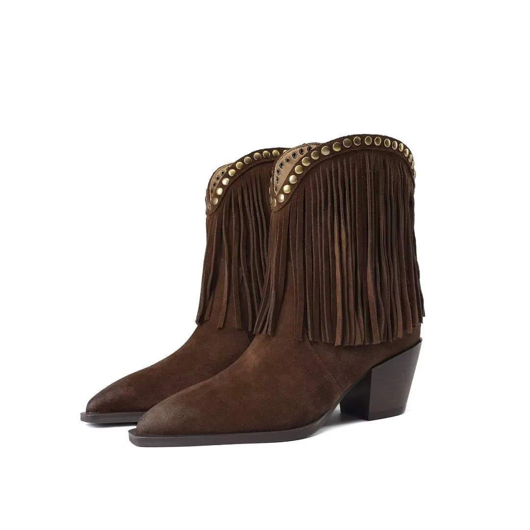 SuedeLuxe Autumn Chic Ankle Boots