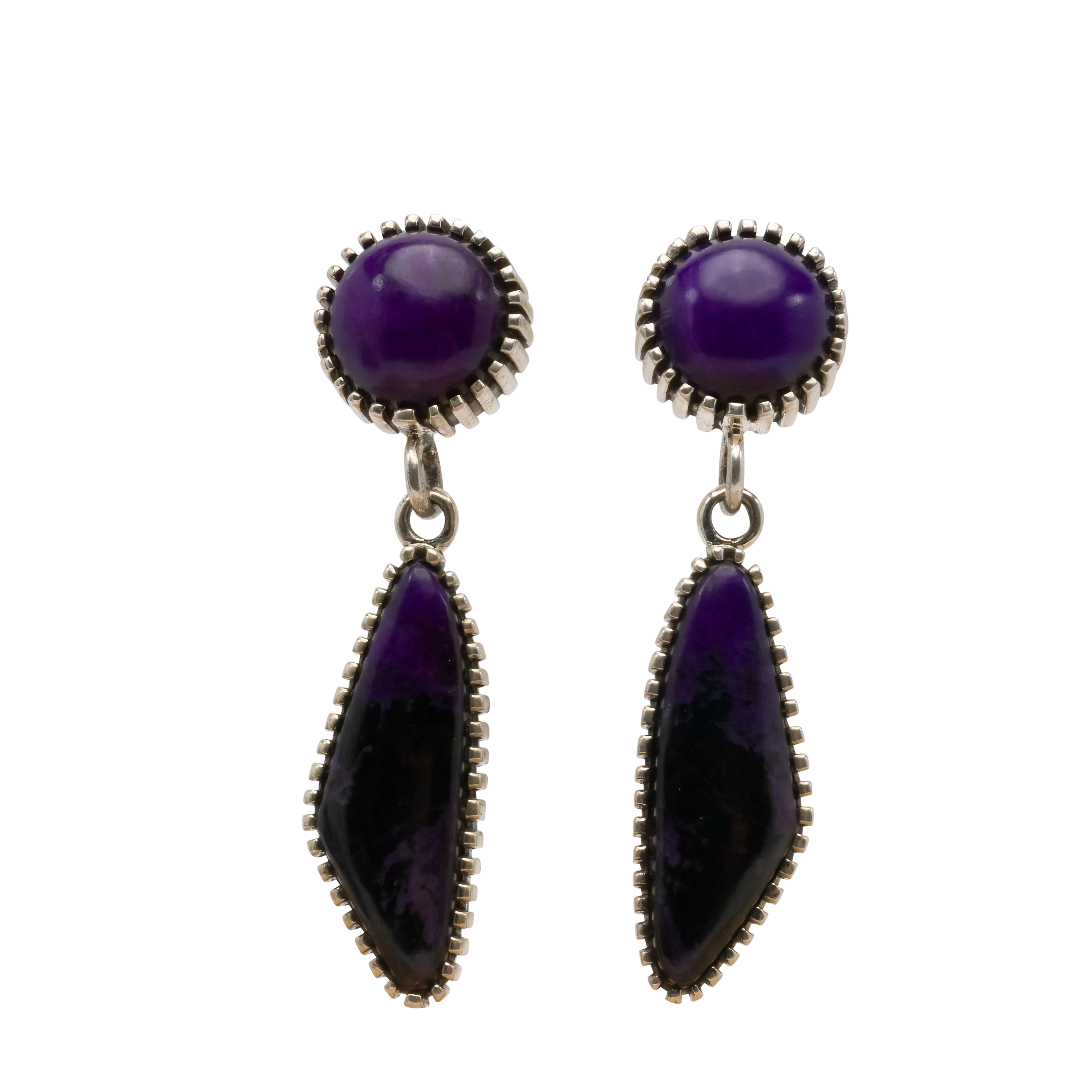 Sugilite Earrings | Toney Mitchell