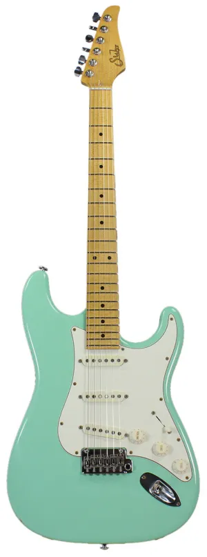 Suhr Classic Antique Guitar, Surf Green, Maple, SSS