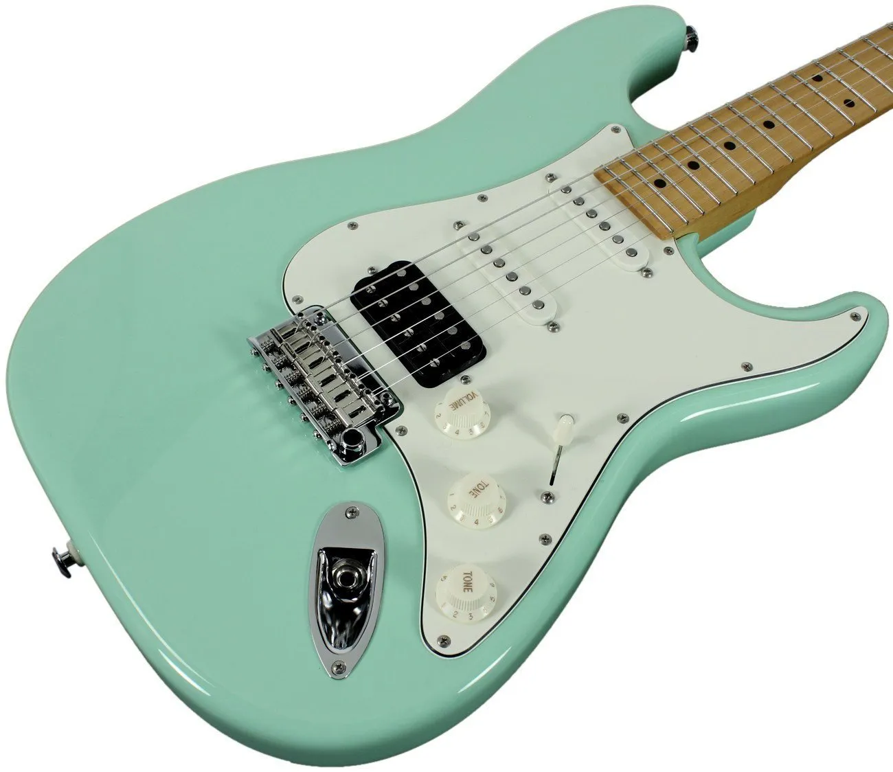 Suhr Classic S Antique Guitar, Surf Green, Maple, HSS