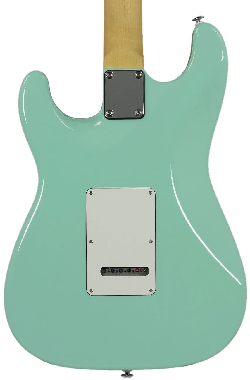 Suhr Classic S Antique Guitar, Surf Green, Maple, HSS