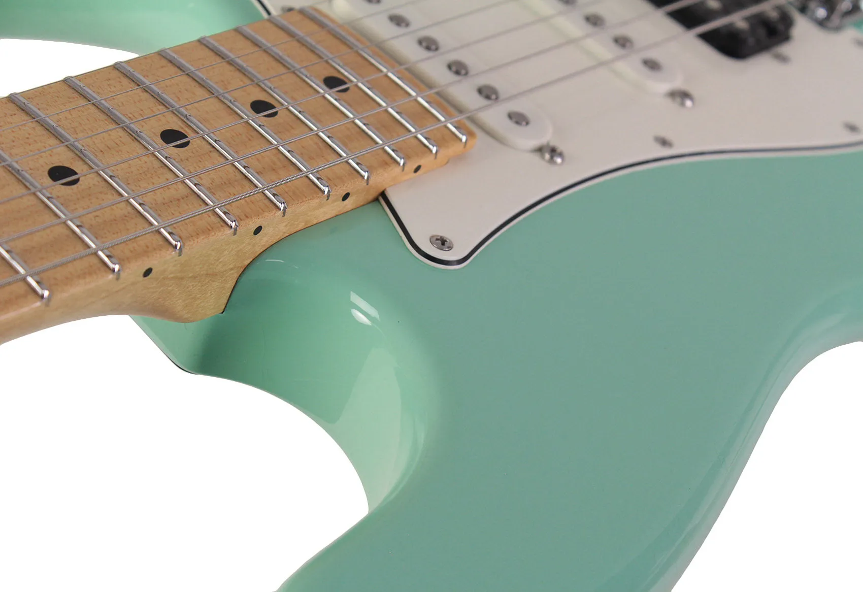 Suhr Classic S Antique Guitar, Surf Green, Maple, HSS