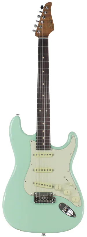 Suhr Classic S Roasted Select Guitar, Surf Green, Rosewood