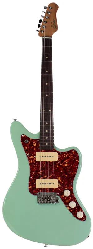 Suhr Select Classic JM Guitar, Roasted Neck, Surf Green, S90, 510