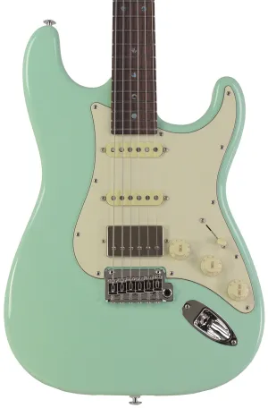 Suhr Select Classic S HSS Guitar, Roasted Neck, Surf Green