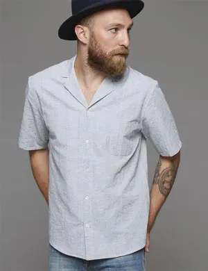 Suit Don Short Sleeve Shirt - Light Blue