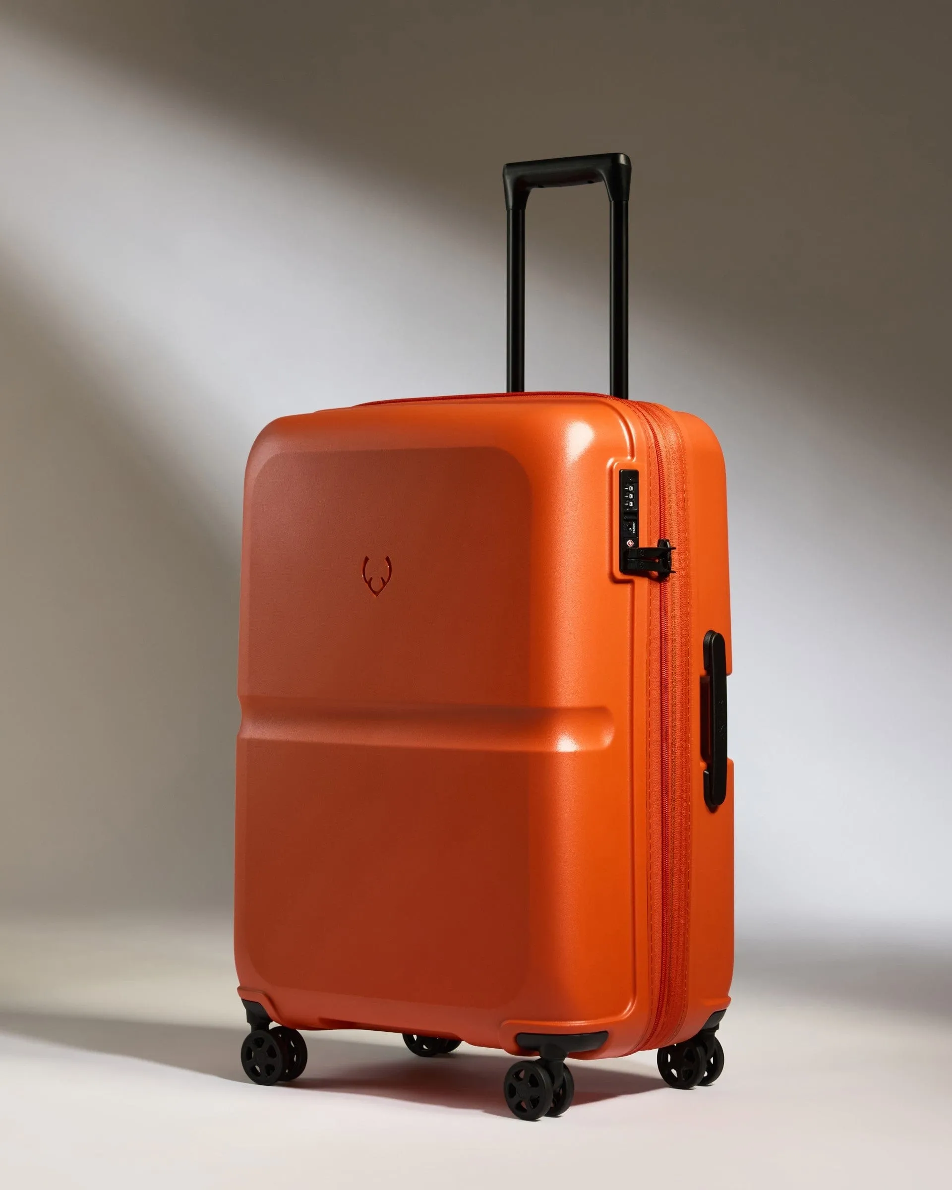 Suitcase Set in Ember Orange - Single Stripe