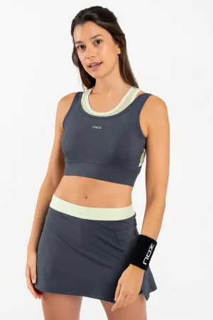 Sujetador deportivo para mujer Pro Charcoal Gris