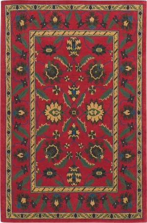 Sultanabad Garden Red Rug